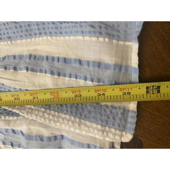 Crown & Ivy Striped Dress - Size M - Cotton Blue & White NWT - Picture 10 of 13